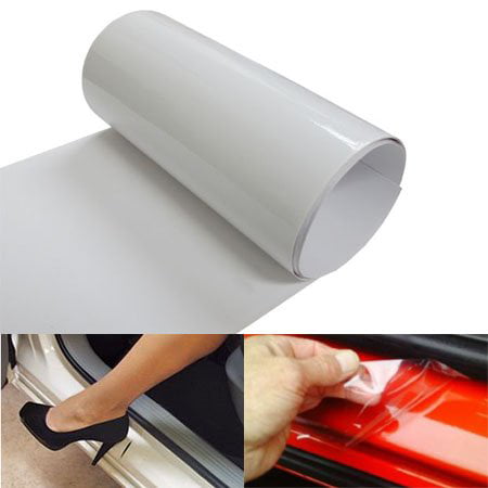 6x60" Clear Door Sill Edge Paint Protection Scratches Vinyl film Sheet All Car